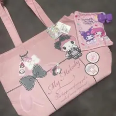 サンリオ マイメロ マイメロディ まいめろ クロミちゃん バッグ 新品 巾着