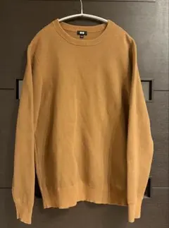 UNIQLO ユニクロ ウォッシャブルミラノリブクルーネックセーター　Lサイズ