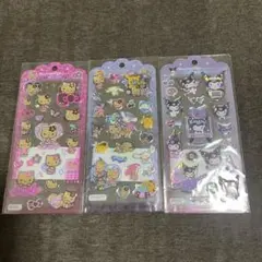 サンリオ　日焼けキティ　クロミ　ドロップジェリーシール