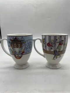 ウェッジウッド　ヴィンテージコレクション　サーカスシリーズ　マグカップ2客