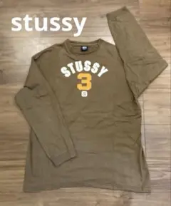 ステューシー 90s old stussy 正規品　長袖Tシャツ　ブラウン L