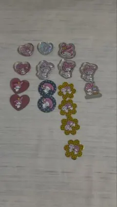 【当時物】平成レトロ シール マイメロディ おはじきシール