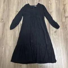 即購入ok Ezick ストライプチェックフレアワンピースsサイズ