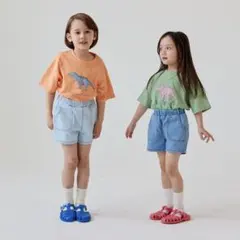 キッズ 恐竜 Tシャツ 半袖 ダイナソー 男の子 子供服 100 110