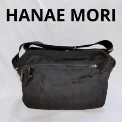 HANAE MORI✨森英恵ナイロン ブラック ショルダーバッグ