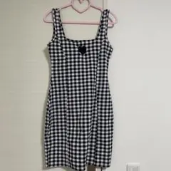 SHEIN ギンガムチェック ノースリーブワンピース EU 38 / US 6