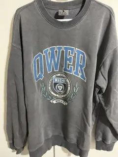 QWER WHO.A.U コラボ スウェット トレーナー 限定 グレー