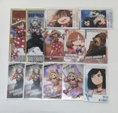 ヒロアカ 1年B組 スナップマイド、クリアカード、ロングステッカーなど12点