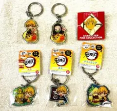 鬼滅の刃 ご当地キーホルダー 我妻善逸 禰豆子/善逸 キャラクタピンコレクション