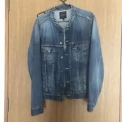 バンドカラー Gジャン デニムジャケット