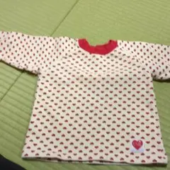 P.Valle ハート柄 長袖トレーナー