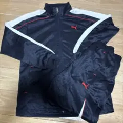 PUMA ジャージ上下セット ネイビー/ホワイト/レッド