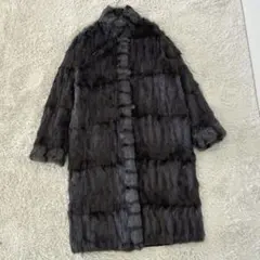 極美品✨ ロリス　リバーシブル　ロングコート　毛皮　ゆったり　フレア　軽量　青灰 2025年最新】ロリス 毛皮の人気アイテム - メルカリ