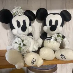 4℃ ミッキー＆ミニー ウェディング ぬいぐるみ