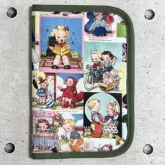 輸入生地❣️アメリカンレトロ❣️可愛い男の子女の子❣️クッションマルチケース