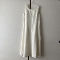 M2 ノースリーブ ロングワンピース オフホワイト