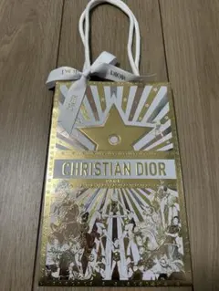 CHRISTIAN DIOR ショップ袋 ゴールド　クリスマス