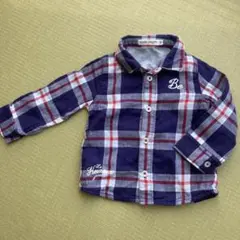 BeBe チェック柄シャツ 90サイズ