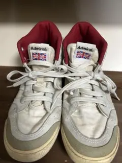 Admiral ハイカットスニーカー ホワイト/レッドのサムネイル