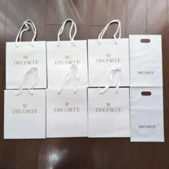 DECORTÉ ショップ袋 8枚セット