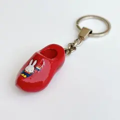 miffyミッフィー木靴キーホルダー赤オランダ限定新品レッド　リングキャラグッズ