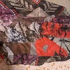 抽象模様のストール・ショール