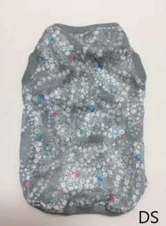 ☆Flower showerタンク　グレー ダックスサイズ　ハンドメイド☆のサムネイル