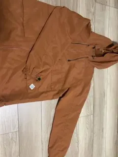 ブラウン フード付き マウンテンパーカー