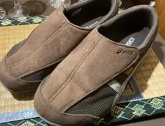 asics スリッポン ブラウン 26.0cm