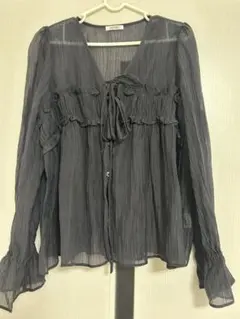 mily bilet フリルカーディガン