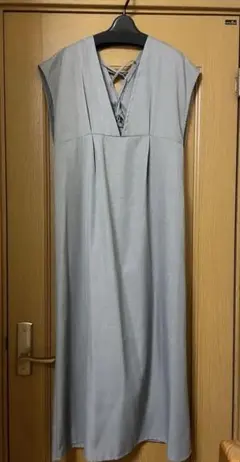 chocol raffine robe ワンピース ライトグレー フリーサイズ