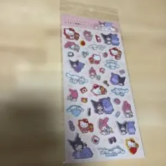 ラメ入り樹脂もりシール　サンリオキャラクターズ