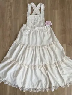 新品未使用✨ 青木美沙子さん しまむら ジャンパースカートm♡petit Mのサムネイル