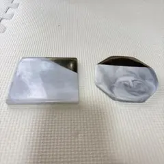 マーブル模様 コースター 2個セット