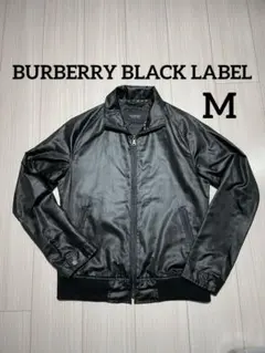 合成皮革 ジップアップジャケット 黒