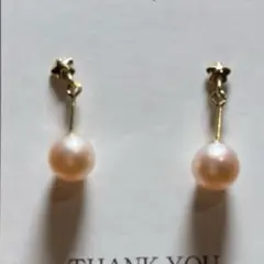 値下げ　淡水パール　K18 ピアス