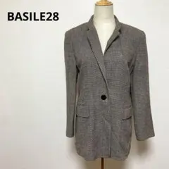 BASILE28 バジーレベントット テーラードジャケット 40 麻混 ウール混のサムネイル