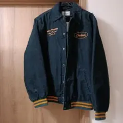 カーハート　ラギッドレターマンジャケット　グリーン　S　新品未使用タグ付き