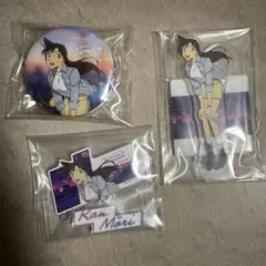 名探偵コナン セガラッキーくじ 毛利蘭 アクリルスタンド 缶バッジ キーホルダー