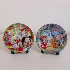ディズニークリスマス 豆皿 飾り皿