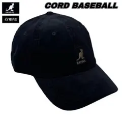 KANGOL　CAP　コーデュロイ　 Black　フリーサイズ