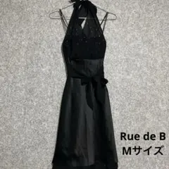 Rue de B パーティドレス　結婚式　二次会　キャバ　キラキラ　ブラック　M