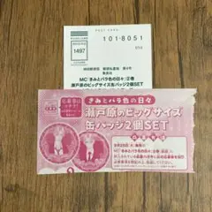 マーガレット　20号　応募券　きみとバラ色の日々　2巻　全プレ　応募ハガキ
