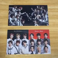 SixTONES Snow Man セブンイレブン クリアファイル 2枚セット
