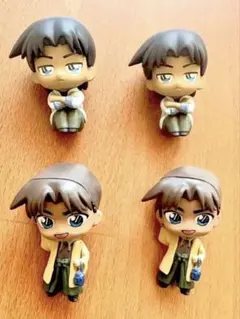 コナン・和葉・平次 クリアファイルとフィギュアセット