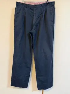 PAPASパパス　ネイビー チノパン　メンズLLのサムネイル