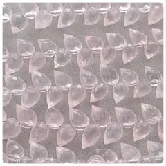 ∴天然石ビーズ∵ローズクォーツ ドロップブリオレットカット蕾 4個