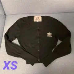 【セクダイ】CHOICEデコルテカーディガンXS ブラック 黒