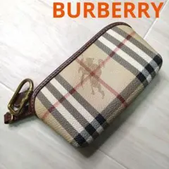 美品　バーバリー Burberry 小銭入れ キーリング付きコインケース 財布