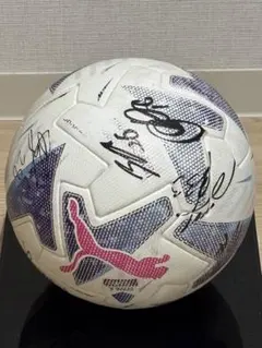 Pumaサッカーボール サイン入り来日試合後のぼーる